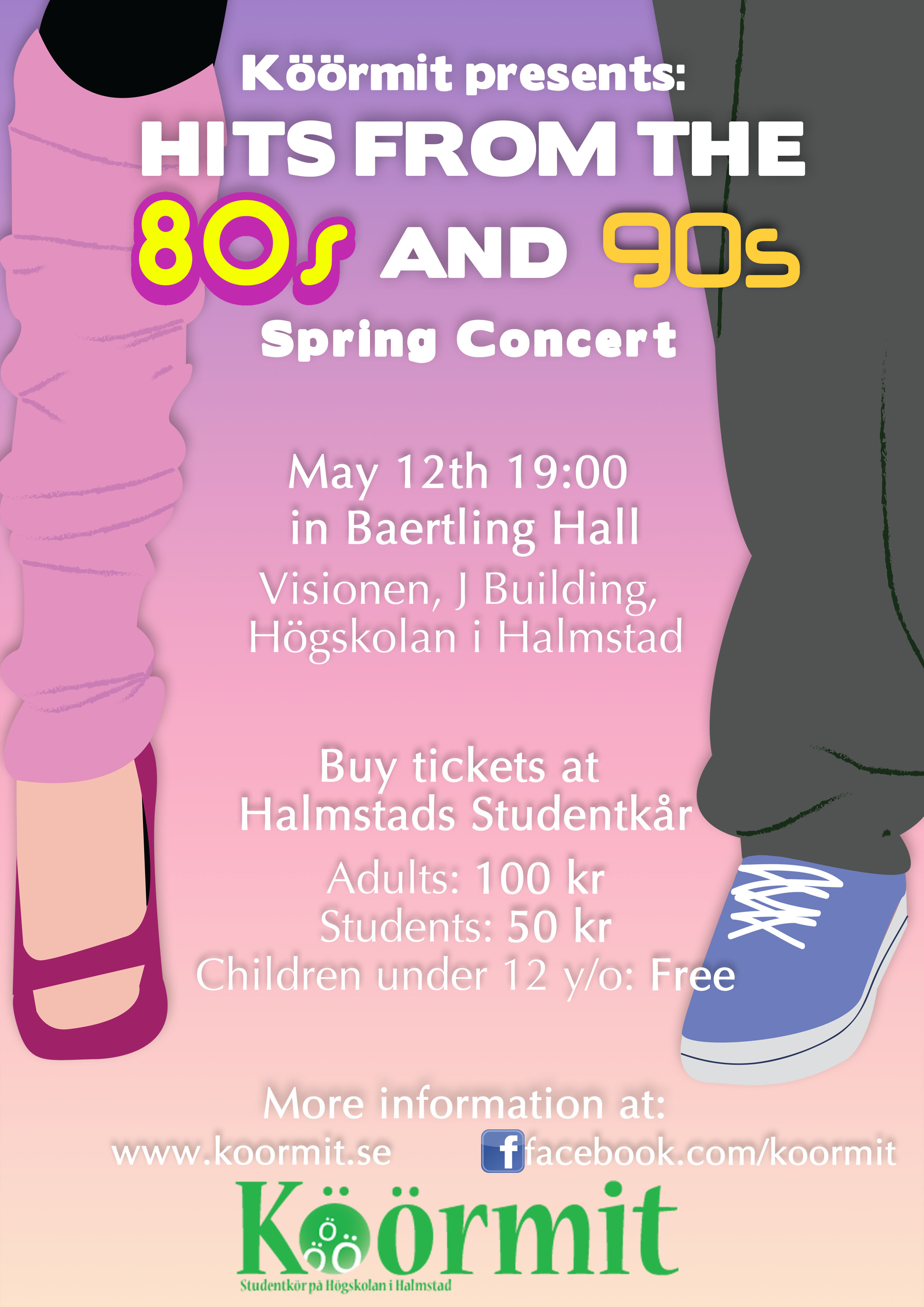 Spring concert 2017, Hits from 80s and 90s
